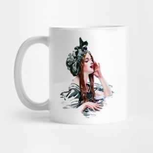 Girl swimming Mug